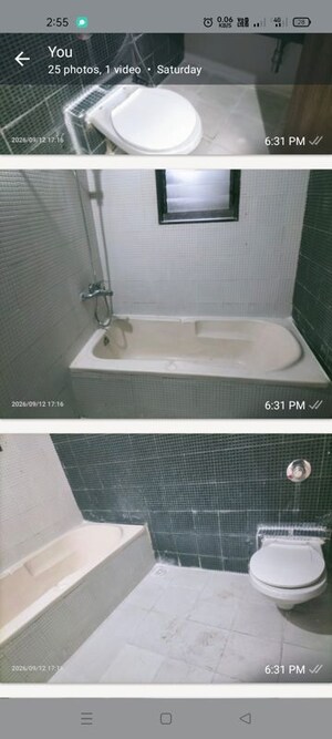 Bathroom in 3.5 BHK Apartment at Mittal Crosswinds, Baner – for Sale