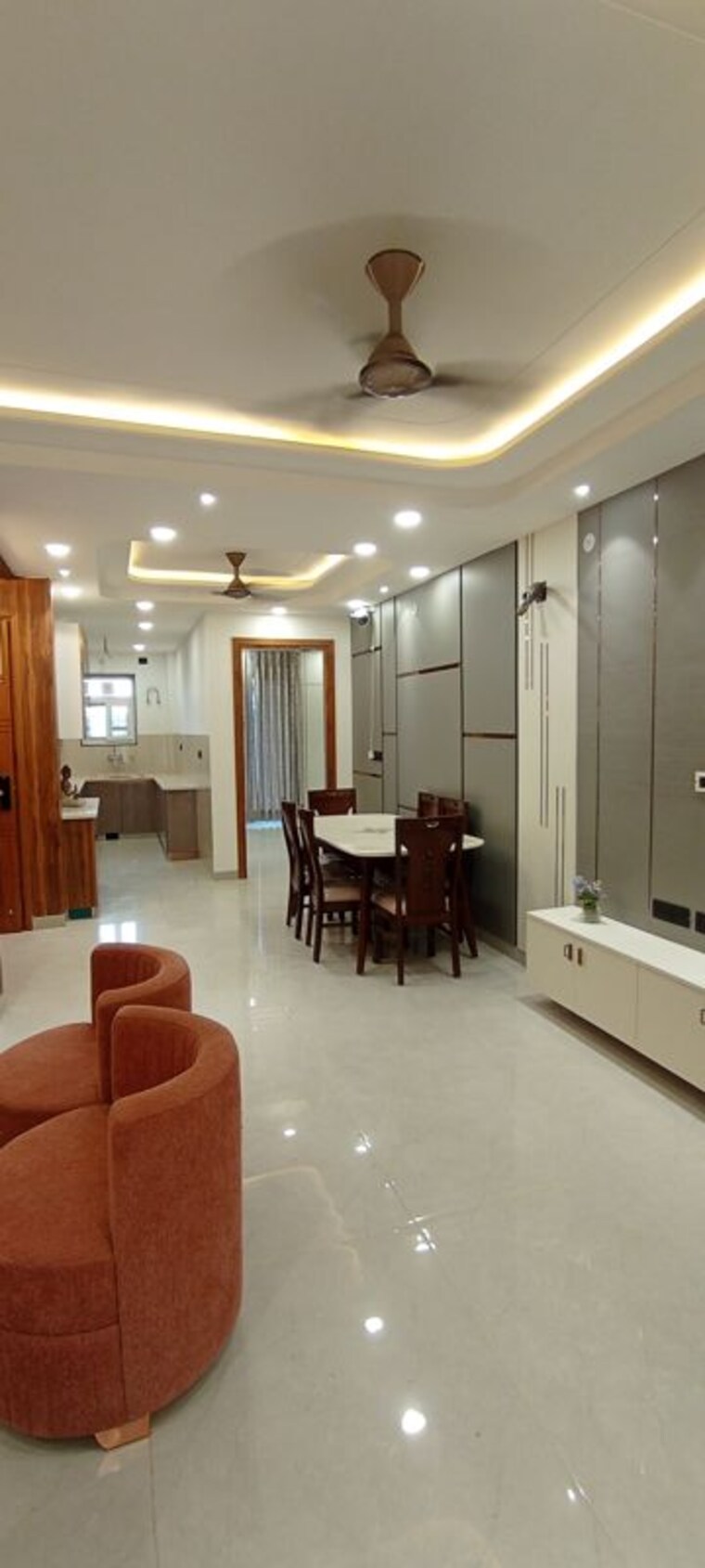 Kitchen, bptp-district-3 3 Bedroom 1620 Sq.Ft. Builder Floor In Sector 85 Faridabad 10685331