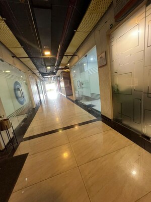Bathroom in  Office Space at Motia Citi Royal Business Park, Ambala Highway – for Rent