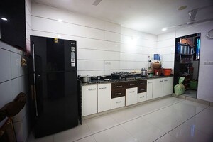 Kitchen in 4 BHK Independent House at Sola – for Sale