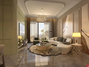 Living Room in 3 BHK Apartment at Ambala Highway – for Sale