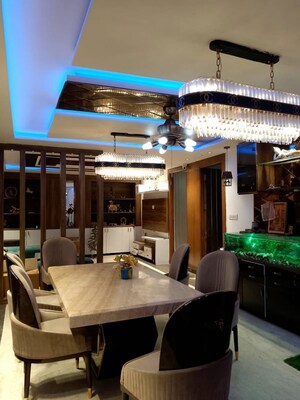 Dining area in 4 BHK Builder Floor at Sector 56 – for Rent