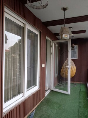 Balcony in 4 BHK Builder Floor at Sector 56 – for Rent