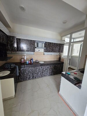 Kitchen in 3 BHK Apartment at Omaxe The Palace, Gomti Nagar – for Rent