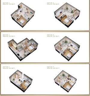 Floor Plan in 1 BHK Apartment at Andheri West – for Sale