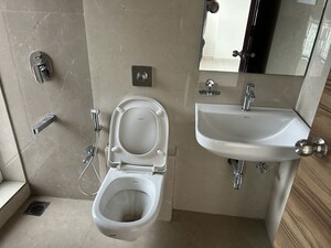 Bathroom in 2 BHK Apartment at Heritage Solitaire, Chembur – for Rent