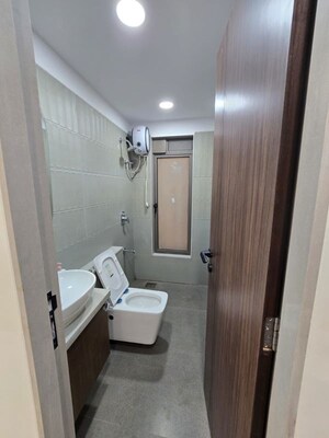 Bathroom in 3 BHK Apartment at Gurukrupa Nirmalam, Bandra East – for Rent