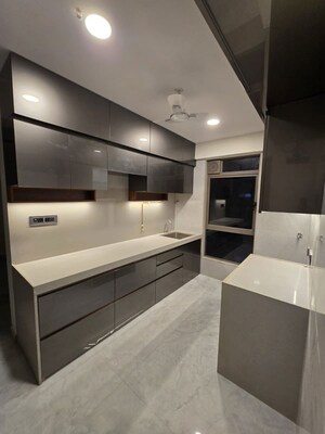 Kitchen in 3 BHK Apartment at Gurukrupa Nirmalam, Bandra East – for Rent