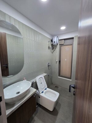 Bathroom in 3 BHK Apartment at Gurukrupa Nirmalam, Bandra East – for Rent