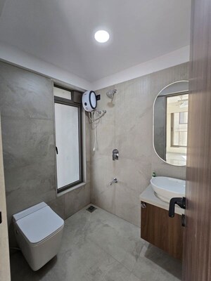 Attached Bathroom in 3 BHK Apartment at Gurukrupa Nirmalam, Bandra East – for Rent