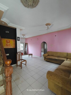 Living Room in 3 BHK Apartment at Thaltej – for Rent