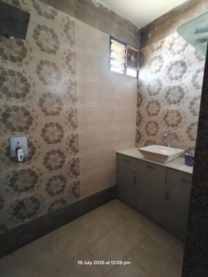 Bathroom in 3 BHK Apartment at Thaltej – for Rent