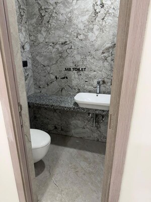 Attached Bathroom in 2 BHK Apartment at Antariksh Ace, Bandra East – for Rent