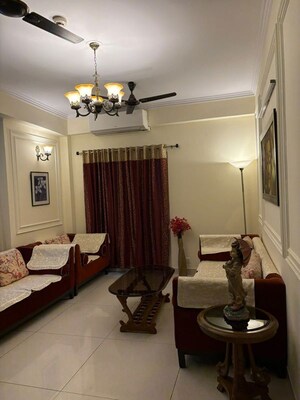 Living Room in 2 BHK Apartment at Saviour Green Arch, Tech Zone 4 Greater Noida – for Rent