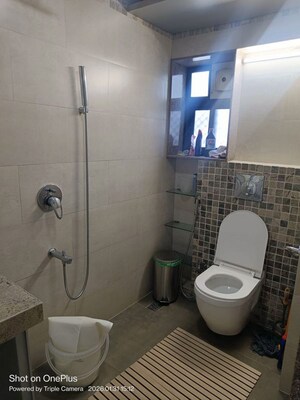 Bathroom in 2 BHK Apartment at Bandra West – for Rent