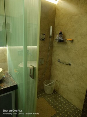 Bathroom in 2 BHK Apartment at Bandra West – for Rent