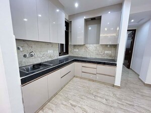 Kitchen in 3 BHK Builder Floor at Freedom Fighters Enclave – for Rent
