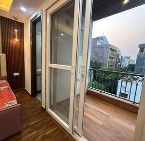 Balcony in 1 BHK Apartment at Freedom Fighters Enclave – for Rent