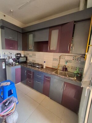 Kitchen in 3.5 BHK Apartment at Ajnara Le Garden, Sector 16b Greater Noida – for Rent