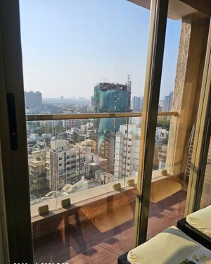 Balcony in 2 BHK Apartment at Bhutra Mangal Karini Sky Breeze, Goregaon West – for Rent
