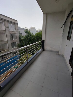 Balcony in 3 BHK Builder Floor at Sushant Lok I – for Rent