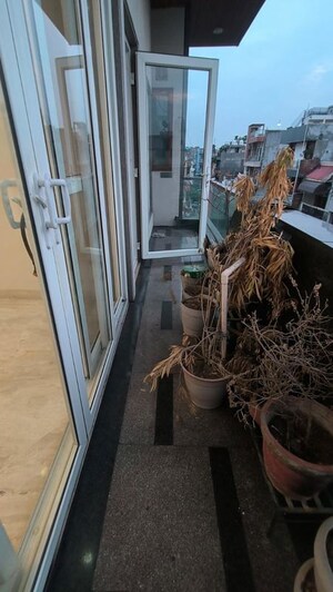Balcony in 3 BHK Apartment at Shivalik Colony – for Rent