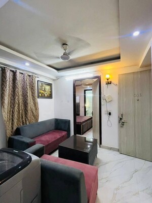 Living Room in 2 BHK Apartment at Freedom Fighters Enclave – for Rent