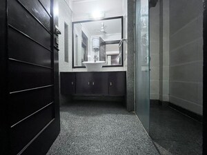 Bathroom in 3 BHK Apartment at Shivalik Colony – for Rent