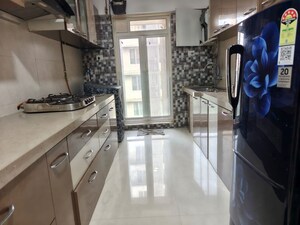 Kitchen in 3 BHK Apartment at Kabra Centroid, Santacruz East – for Rent