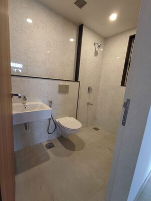 Bathroom in 2 BHK Apartment at Lodha Primo, Parel – for Rent