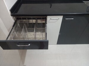 Kitchen in 1 BHK Apartment at Vijay Orovia, Ghodbunder Road – for Rent