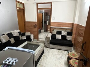 Living Room in 1 BHK Builder Floor at Paryavaran Complex – for Rent