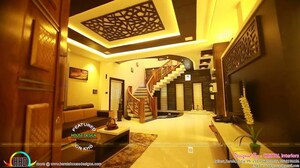 Living Room in 3.5 BHK Builder Floor at Kohat Enclave – for Sale