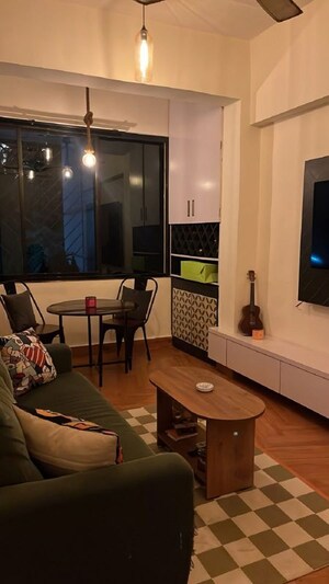 Living Room in 2 BHK Apartment at Bandra West – for Rent