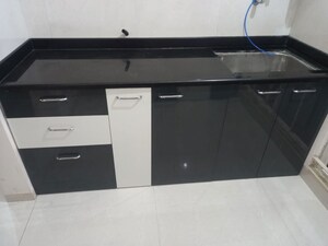 Kitchen in 1 BHK Apartment at Vijay Orovia, Ghodbunder Road – for Rent