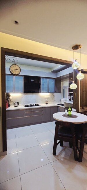 Kitchen in 2 BHK Builder Floor at Brigade Bricklane, Jakkuru – for Rent