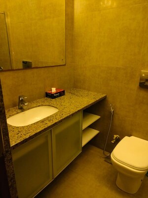 Bathroom in 3 BHK Apartment at Lunkad Sky Vie, Viman Nagar – for Rent