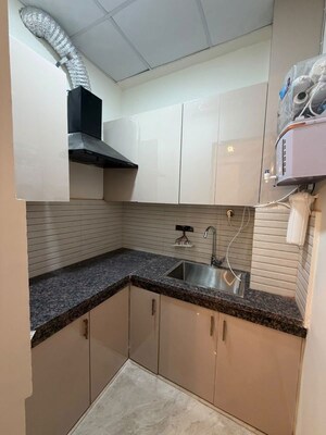 Kitchen in 1 RK Builder Floor at Golf Course Extension – for Rent