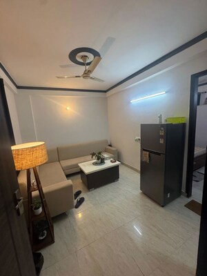 Living Room in 1 BHK Builder Floor at Saket – for Rent