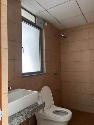 Bathroom in 3 BHK Apartment at Kalpataru Immensa G, Kolshet Road – for Rent