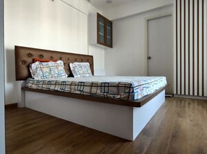 Bedroom in 3 BHK Apartment at Swati Chrysantha, Shela – for Sale