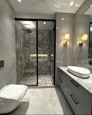 Bathroom in 3 BHK Builder Floor at Sector 22 – for Rent