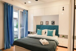 Bedroom in Studio Apartment at Yashcon Neon, Viman Nagar – for Rent