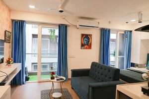 Living Room in Studio Apartment at Yashcon Neon, Viman Nagar – for Rent