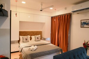 Bedroom in Studio Apartment at Yashcon Neon, Viman Nagar – for Rent