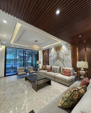 Living Room in 3 BHK Builder Floor at Sector 21 – for Rent