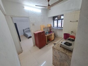 Living Room in 1 BHK Apartment at Greenfield Rocks CHS, Jogeshwari East – for Rent