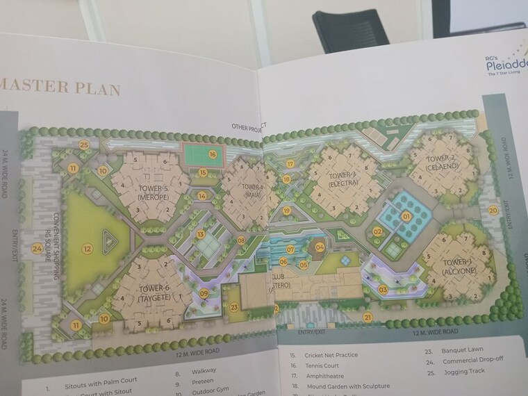 Master Plan, rg-pleiaddes 3 Bedroom 1572 Sq.Ft. Apartment In Sector 1 Greater Noida Greater Noida 10686113