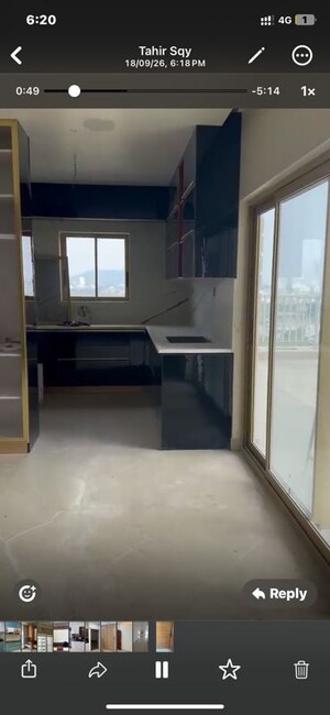 Kitchen in 3 BHK Apartment at Hallmark Skyrena, Narsingi – for Rent