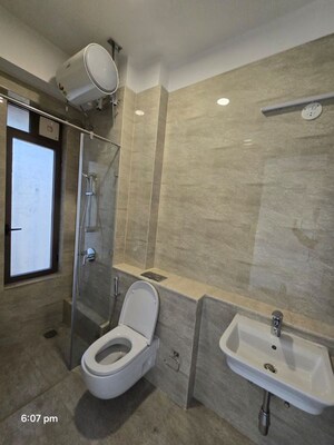 Bathroom in 2 BHK Apartment at Adani Ten BKC, Bandra East – for Rent